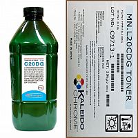 Тонер Green Line для HP Color Универсал тип C20DG (фл,1кг,син,glossy,Chemical MKI)