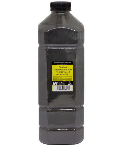 Тонер Hi-Black Универсальный для Kyocera TK-3190, Тип 4.0, Bk, 900 г, канистра