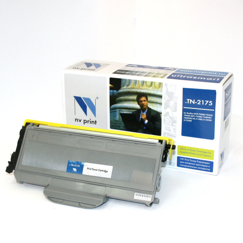 Картридж NV Print NV-TN-2175T black для Brother HL-2140R/2150NR/2170R/DCP-7030R/7032R/7045R/MFC-7320R/7440NR/7840WR (2600k)
