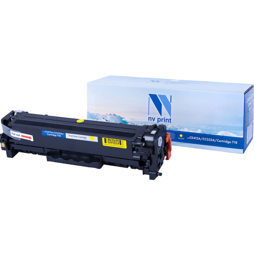 Картридж NV Print NV-CE412A/CC532A/Cartridge 718 yellow для HP Color LJ CM2320MFP/CP2025/i-SENSYS MF-8330/8350 (2800k)