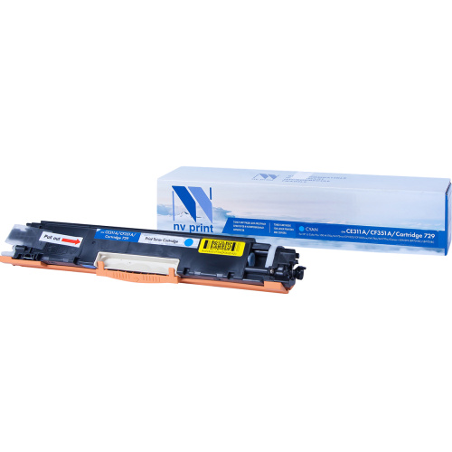 Картридж NV Print NV-CE311A/CF351A/Canon 729 cyan для HP Color LJ PRO 100 M175a/M175nw/CP1025/CP1025nw/M176n/M177fw/Canon i-SENSYS LBP7010C (1000k)