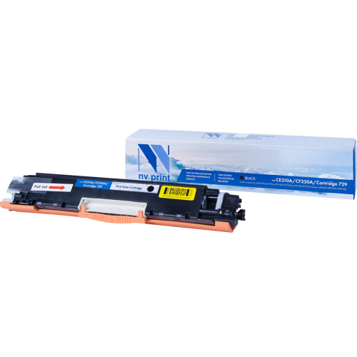 Картридж NV Print NV-CE310A/CF350A/Canon 729 black для HP Color LJ PRO 100 M175a/M175nw/CP1025/CP1025nw/M176n/M177fw/Canon i-SENSYS LBP7010C (1300k)
